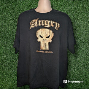 RARE - 2010 Universal Studios - THE PUNISHER "Angry" T-shirt - XXL